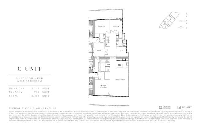Residences by Armani Casa Floor Plan C