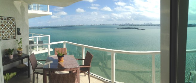 Water view from balcony